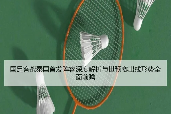国足客战泰国首发阵容深度解析与世预赛出线形势全面前瞻